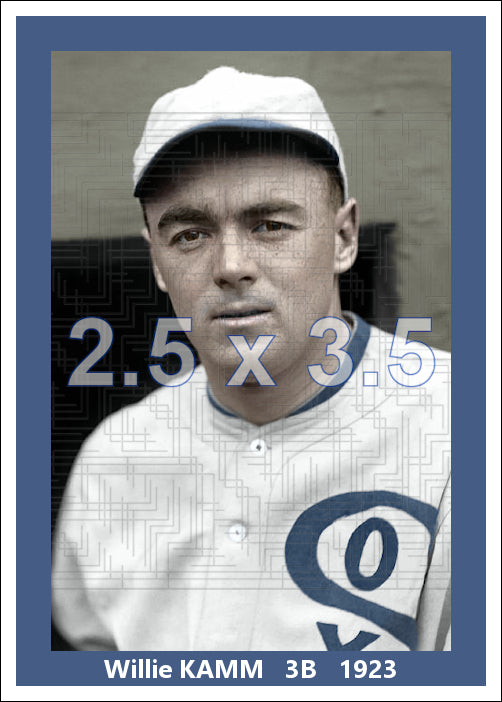 Willie Kamm - 1923 Chicago White Sox - choose a size & style