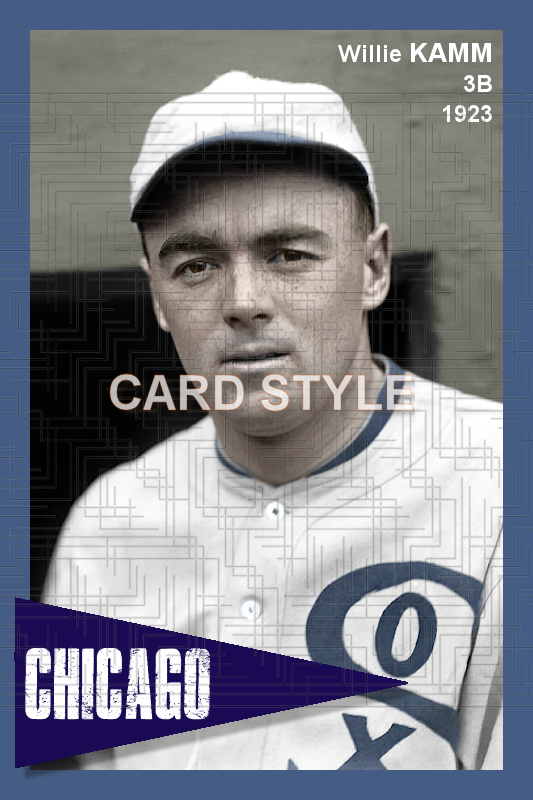 Willie Kamm - 1923 Chicago White Sox - choose a size & style
