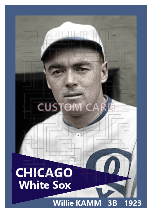 Willie Kamm - 1923 Chicago White Sox - choose a size & style