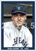 Willie Kamm - 1932 Cleveland Indians - choose a size & style