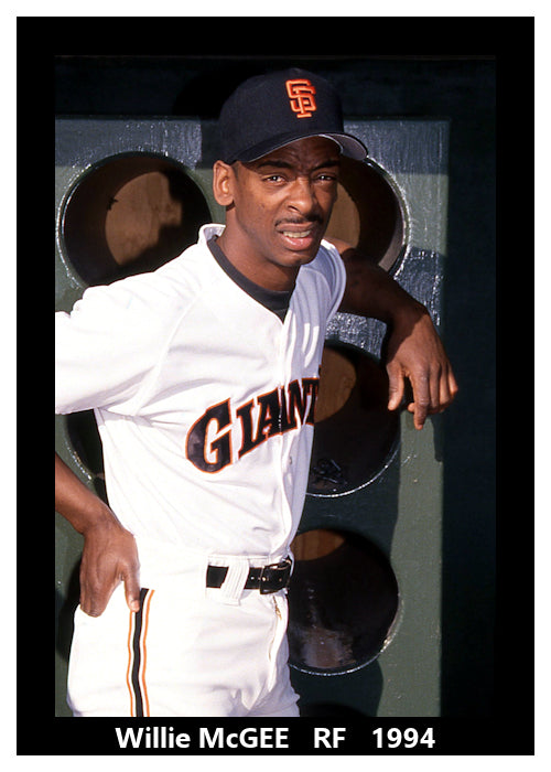 Willie McGee - 1994 San Francisco Giants - choose a size & style