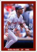 Willie McGee - 1995 Boston Red Sox - choose a size & style