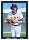 Willie Mueller - 1980 Milwaukee Brewers - choose a size & style