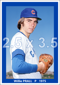 Willie Prall - 1975 Chicago Cubs - choose a size & style
