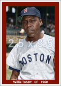 Willie Tasby - 1960 Boston Red Sox - choose a size & style