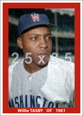 Willie Tasby - 1961 Washington Senators - choose a size & style
