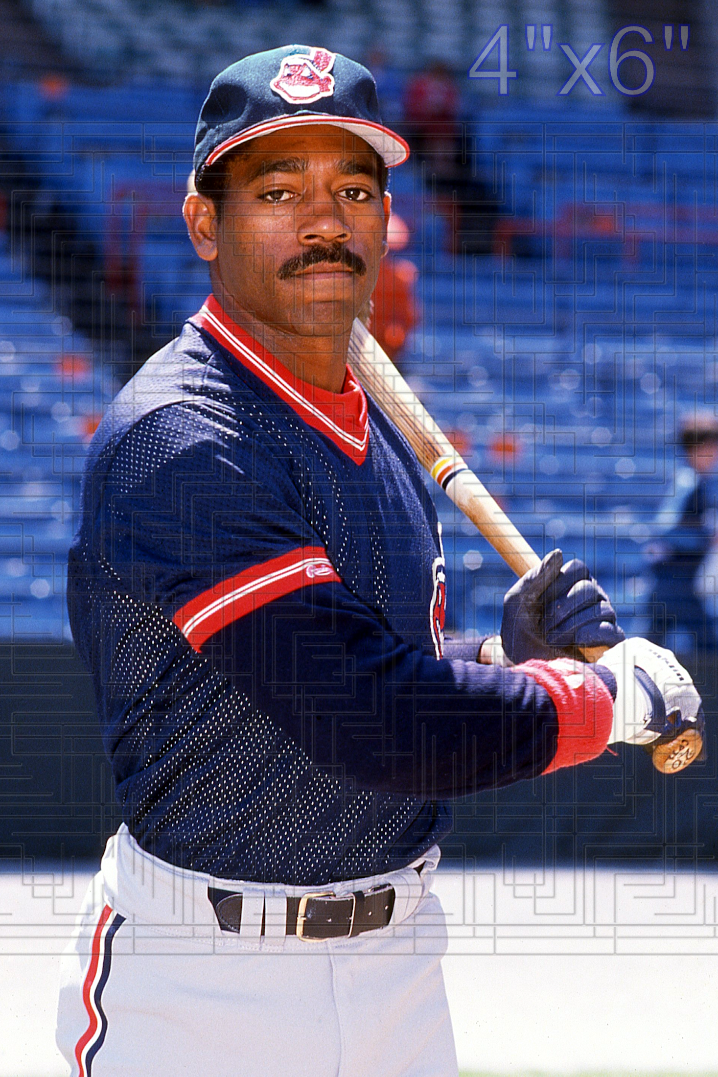 Willie Upshaw - 1988 Cleveland Indians - choose a size & style
