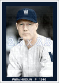 Willis Hudlin - 1940 Washington Senators - choose a size & style