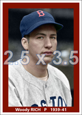 Woody Rich - 1939-41 Boston Red Sox - choose a size & style