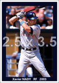 Xavier Nady - 2003 San Diego Padres - choose a size & style