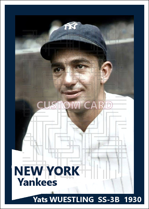 Yats Wuestling - 1930 New York Yankees - choose a size & style