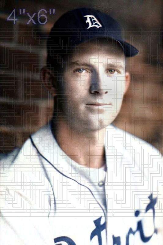 Zeb Eaton - 1944 Detroit Tigers - choose a size & style