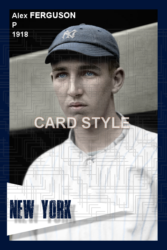 Alex Ferguson - 1918 New York Yankees - choose a size & style