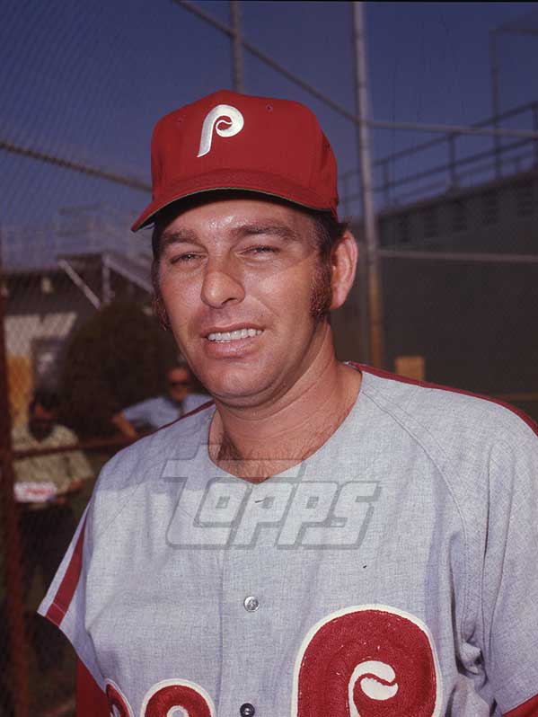 Bucky Brandon - 1972 Philadelphia Phillies - original ToppsVault medium format color transparency