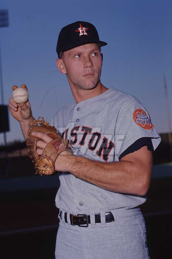 Dave Nicholson - 1966 Houston Astros - original ToppsVault medium format color transparency
