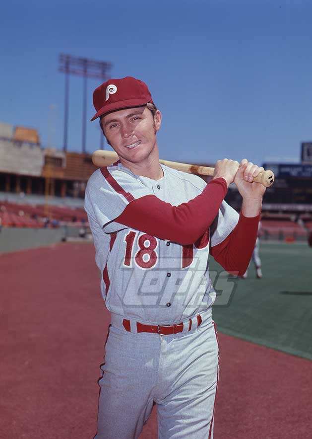 Bobby Pfeil - 1971 Philadelphia Phillies - original ToppsVault medium format color transparency