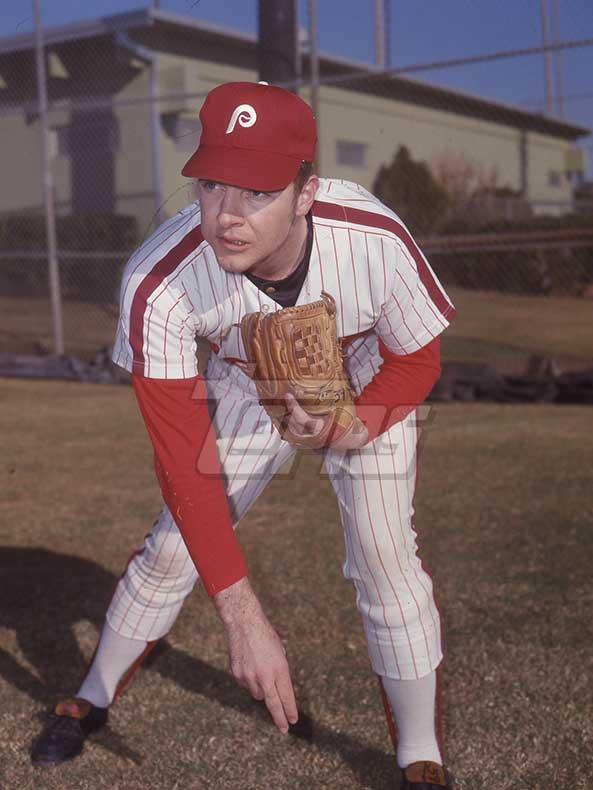 Eddie Watt - 1974 Philadelphia Phillies - original ToppsVault medium format color transparency