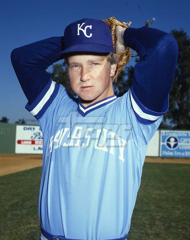 Bill Paschall - 1980 Kansas City Royals - original ToppsVault medium format color transparency