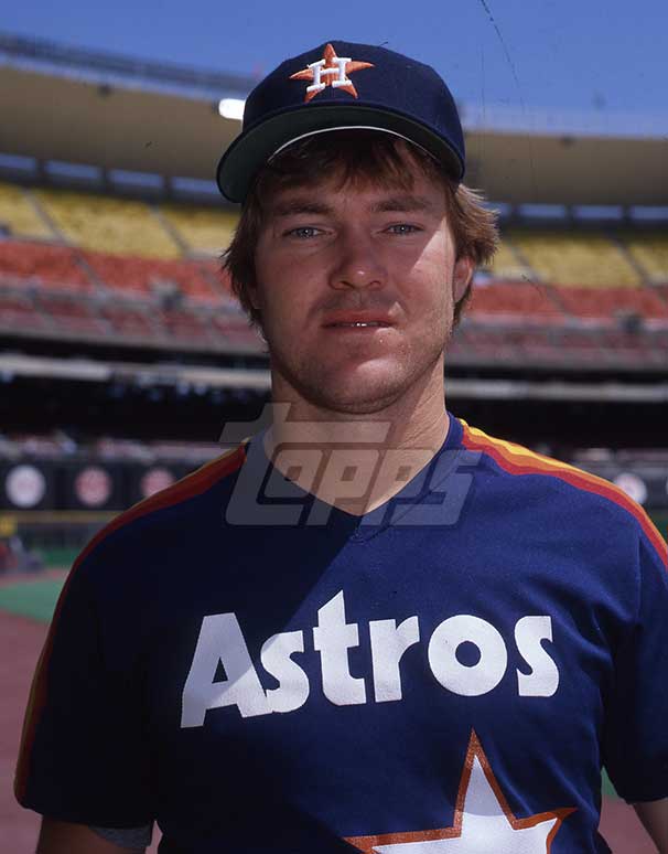 Ron Mathis - 1986 Houston Astros - original ToppsVault medium format color transparency
