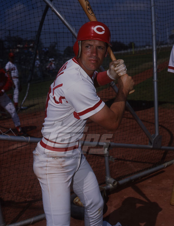 Tom Runnells - 1985 Cincinnati Reds - original ToppsVault medium format color transparency