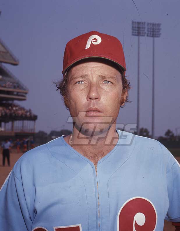 George Culver - 1973 Philadelphia Phillies - original ToppsVault medium format color transparency