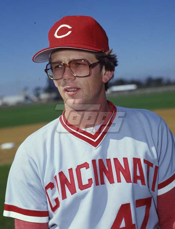 Tom Hume - 1979 Cincinnati Reds - original ToppsVault medium format color transparency