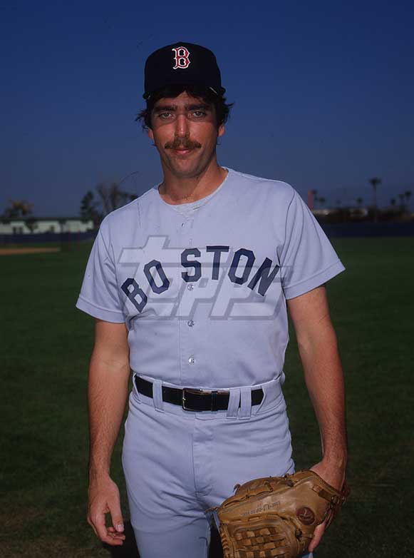 Mike Brown - 1985 Boston Red Sox - original ToppsVault medium format color transparency