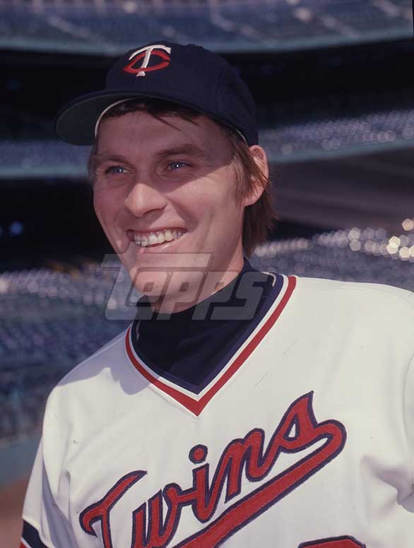 Tom Lundstedt - 1975 Minnesota Twins - original ToppsVault medium format color transparency