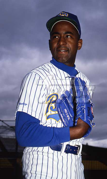 Kevin Brown - 1991 Milwaukee Brewers - original ToppsVault medium format color transparency