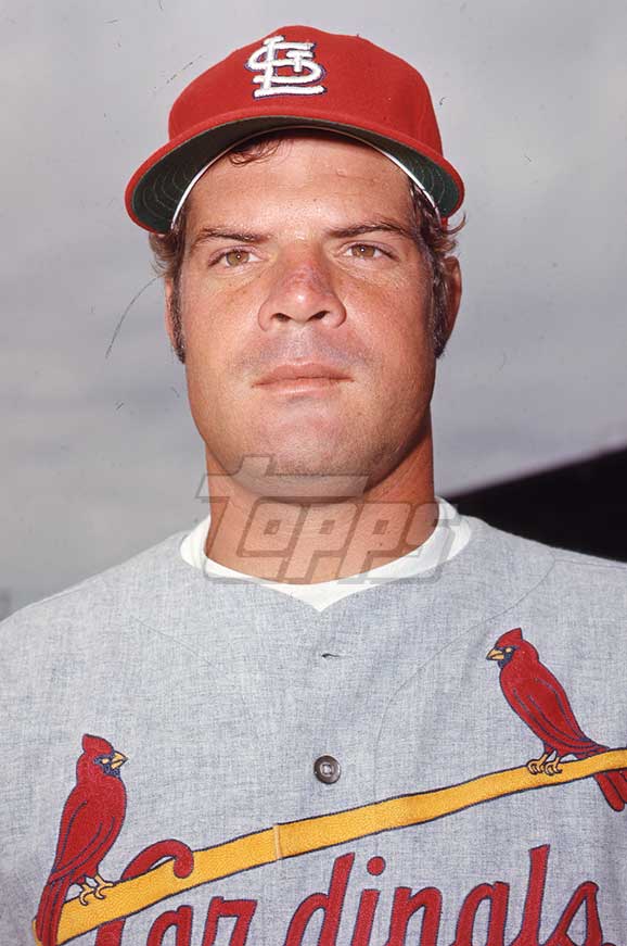 Bob Stinson - 1971 St. Louis Cardinals - original ToppsVault medium format color transparency
