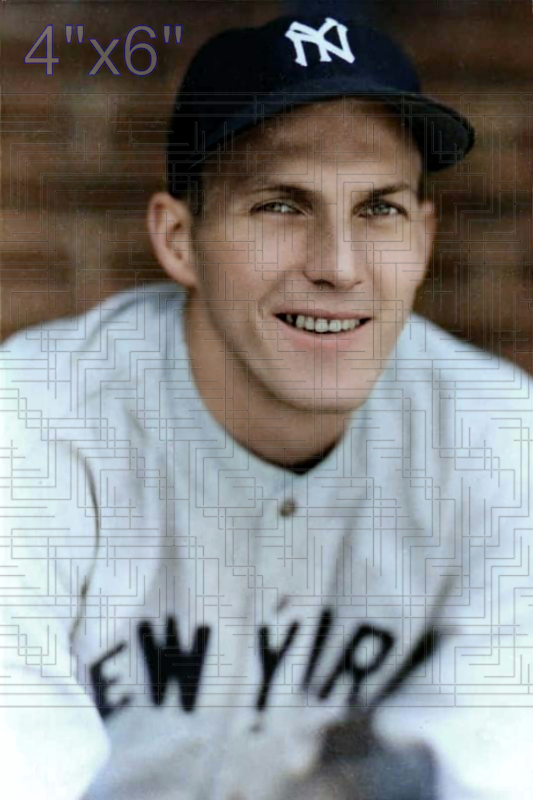 Don Savage - 1944 New York Yankees - pose B - choose a size & style